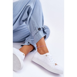 PE1 Zapatillas Mujer Con Cordones Blanco Etna 7