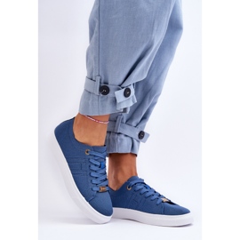 PE1 Zapatillas Mujer Cordones Azul Etna 8
