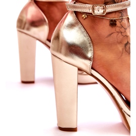 Sandalias de tacón alto Mandy doradas dorado 4 Sandalias de tacón alto Mandy doradas dorado 4