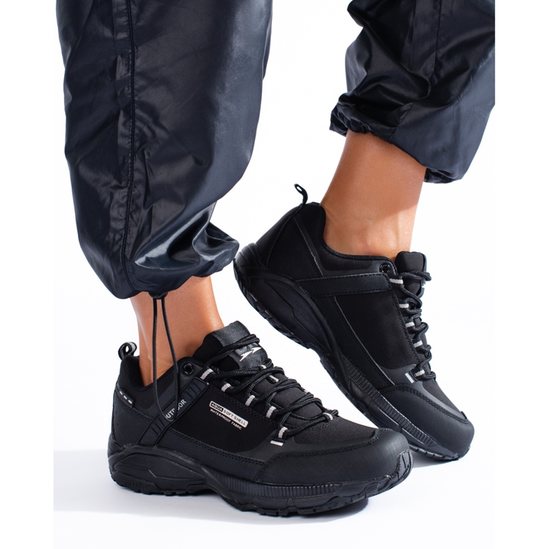 Zapatos de trekking al aire libre negro 1