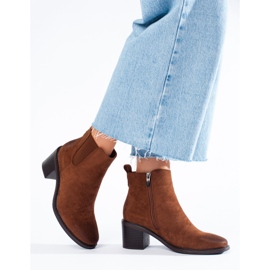 Botines marrones de mujer marrón 1