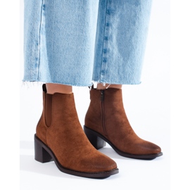 Botines marrones de mujer marrón 2