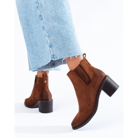 Botines marrones de mujer marrón 3