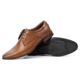 KOMODO Zapatos de vestir hombre piel 877L marrón 3
