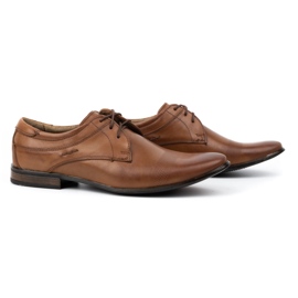 KOMODO Zapatos de vestir hombre piel 877L marrón 2