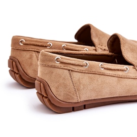 Mocasines Slip-on Hombre Ante Marrón 3