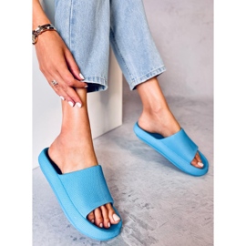 Chanclas de goma de Ritter L.BLUE azul 3