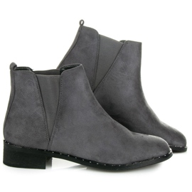 Marquiz Botines chelsea con motivo animal gris 4