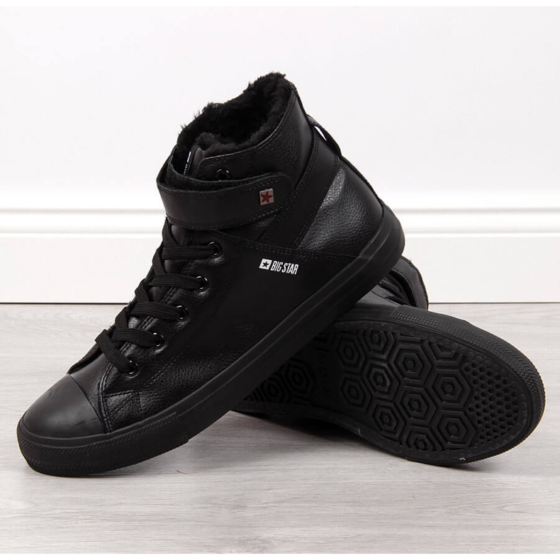 Deportivas negras con aislamiento para hombre Big Star Y174020F negro 2