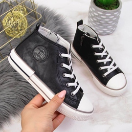 Deportivas para niños ecopiel negra Big Star II374003 negro 1