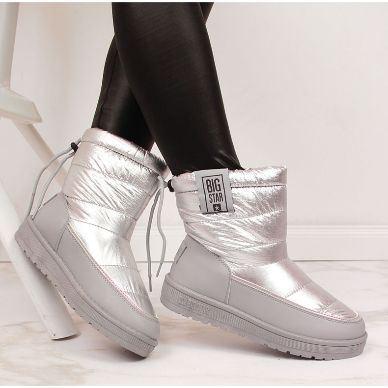 Botas de nieve insuladas plateadas para mujer Big Star II274118 plata 1