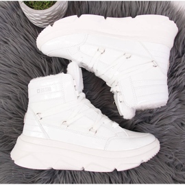 Botas de nieve de mujer con plataforma blancas Big Star II274463 blanco 4