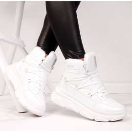 Botas de nieve de mujer con plataforma blancas Big Star II274463 blanco 1