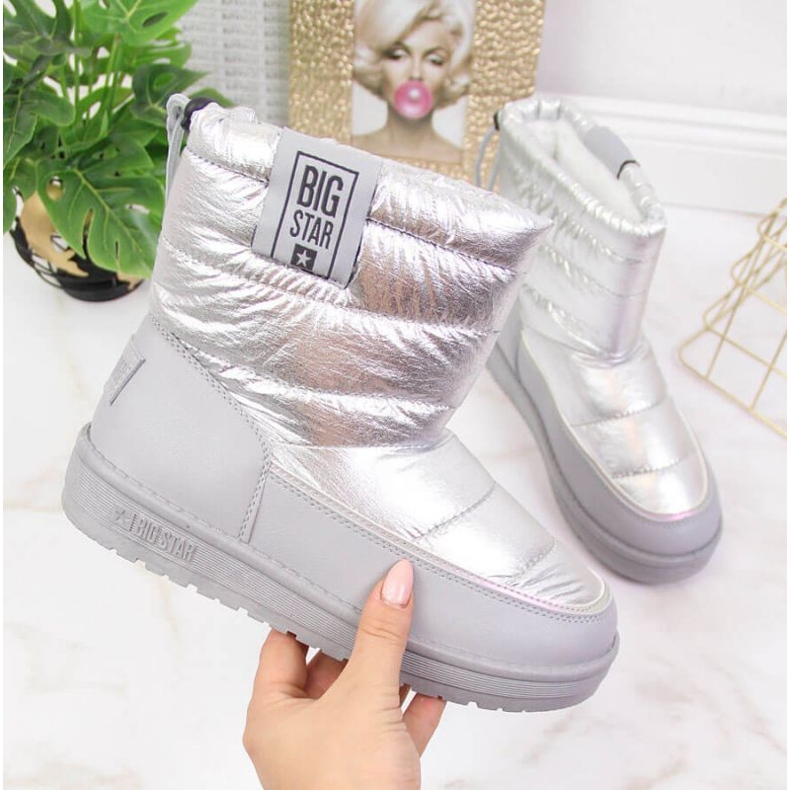Botas de nieve con aislamiento plateado Big Star II274118 plata 1