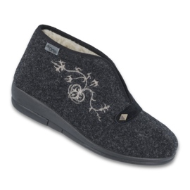 Befado zapatillas cálidas PU 031D028 Gray gris 1