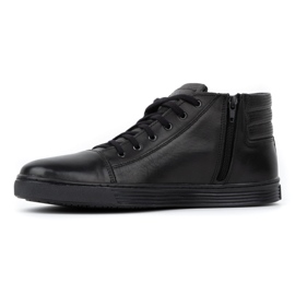 KENT 304 zapatos casuales de hombre negro 2