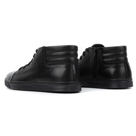 KENT 304 zapatos casuales de hombre negro 4