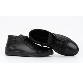 KENT 304 zapatos casuales de hombre negro 6