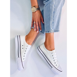 Zapatillas clásicas de mujer Fargis White blanco 4