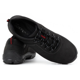 Kampol Zapatos trekking hombre 36 negro 4