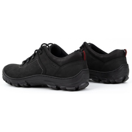Kampol Zapatos trekking hombre 36 negro 5