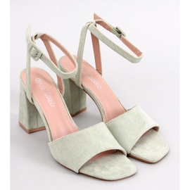 Sandalias tacón Loya Verde 2