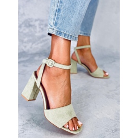 Sandalias tacón Loya Verde 5