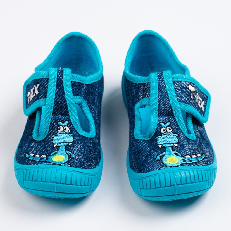 SHELOVET Zapatillas azules para jardín de infantes para niño 3F 1