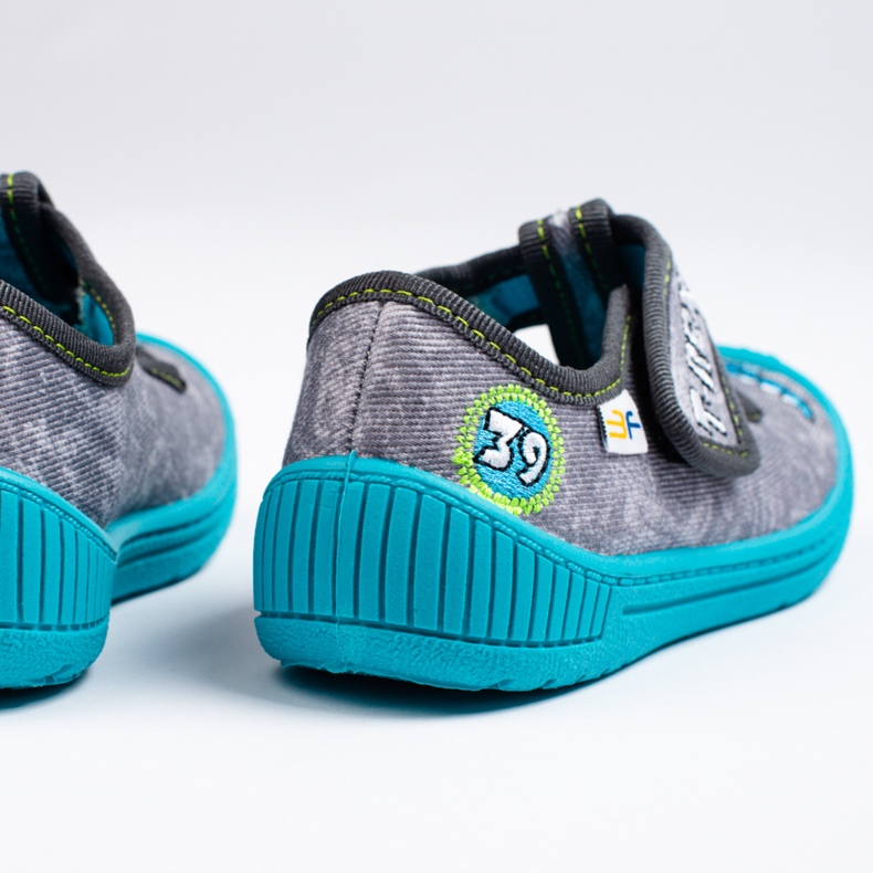 SHELOVET Zapatillas grises para jardín de infantes para niño 3F 2