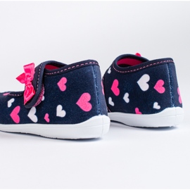 Zapatillas de velcro para niña para jardín de infantes Shelovet rosado 2