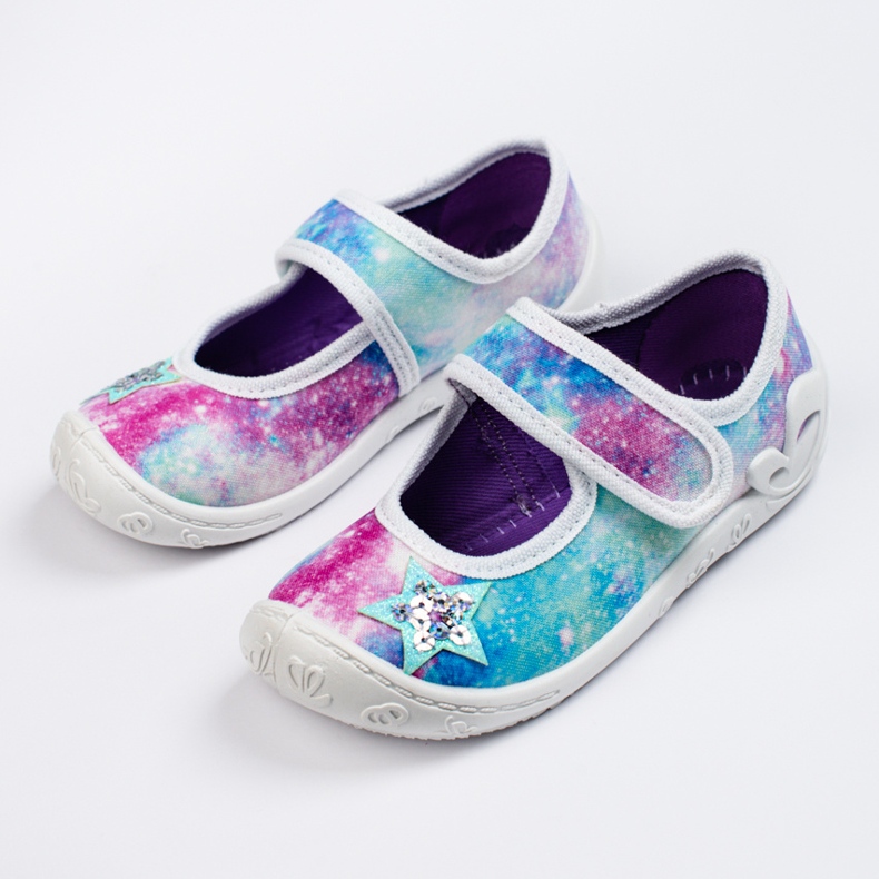 SHELOVET Babuchas 3F multicolor para niña 1 SHELOVET Babuchas 3F multicolor para niña 1