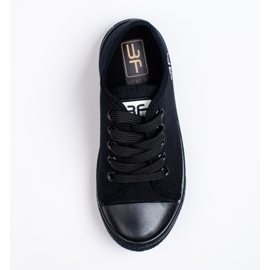SHELOVET Deportivas infantiles 3F negras negro 3