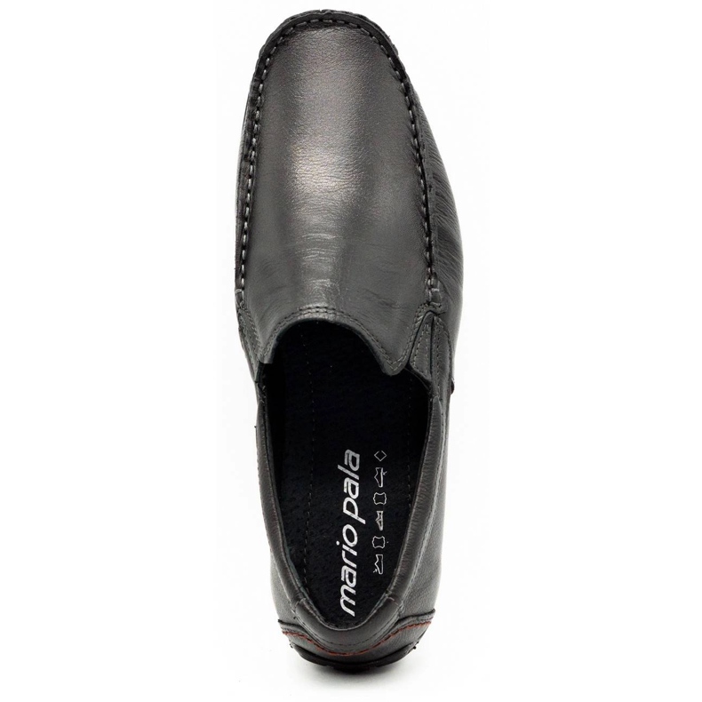 Olivier Mocasines de hombre 763 grano negro 1