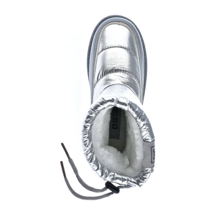 Botas de nieve plateadas metalizadas niña Big Star KK374218 plata 1