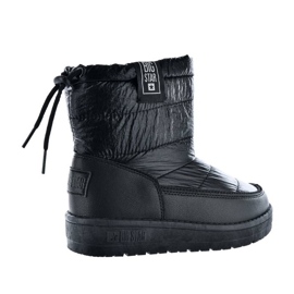 Botas nieve niña metalizado negro Big Star KK374220 10