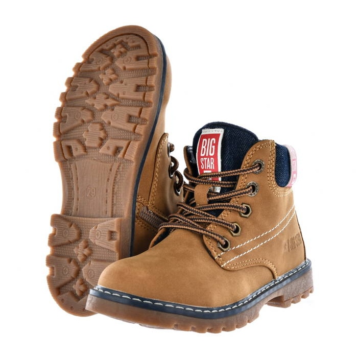 Botas de niño insuladas camel Big Star KK374130 amarillo 2