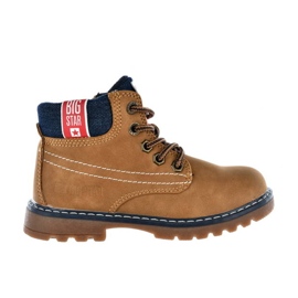 Botas de niño insuladas camel Big Star KK374130 amarillo 7