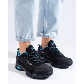 Zapatillas deportivas de trekking DK negras y azules para mujer negro 1
