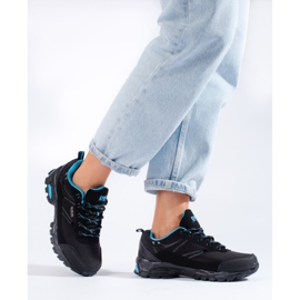 Zapatillas deportivas de trekking DK negras y azules para mujer negro 3