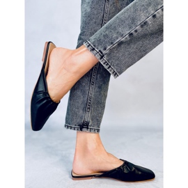 Zapatillas de casa elegantes para mujer Presley Negro 4