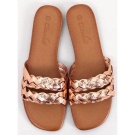 Pantuflas mujer Emery Champagne rosado 5