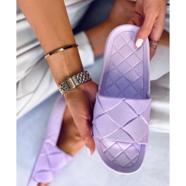 Chanclas de goma Lottner Purple violeta 3
