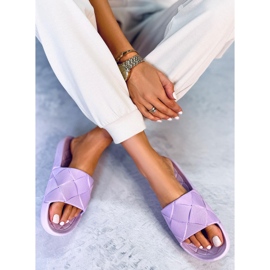 Chanclas de goma Lottner Purple violeta 2