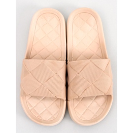 Chanclas Lottner Khaki de goma beige 5