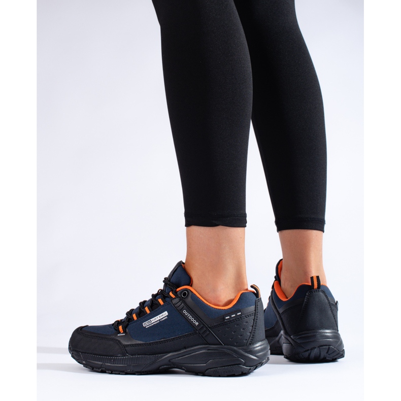 Zapatillas trekking mujer DK azul marino y negro 1