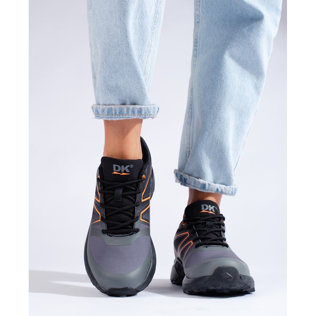 Zapatillas trekking mujer DK Waterproof gris negro - KeeShoes