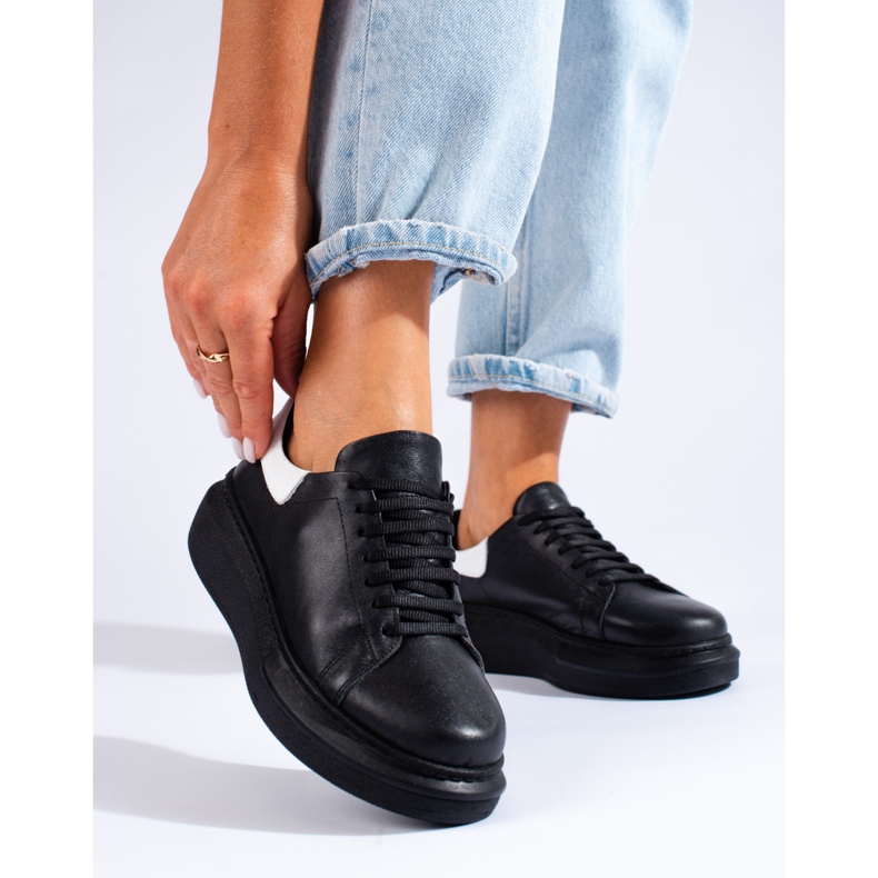 SHELOVET Deportivas clásicas negras de mujer de T.Sokolski negro 2