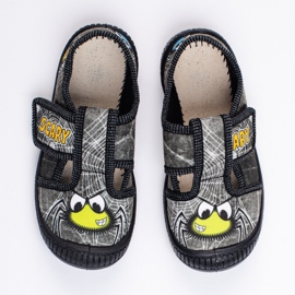 SHELOVET Pantuflas infantiles grises 3F 3