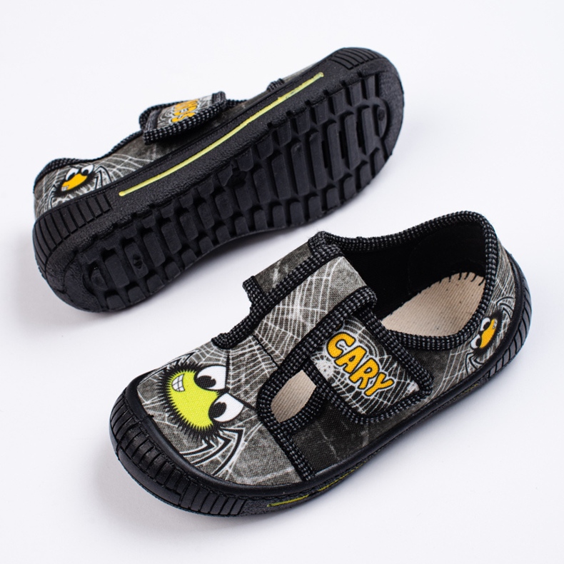 SHELOVET Pantuflas infantiles grises 3F 1