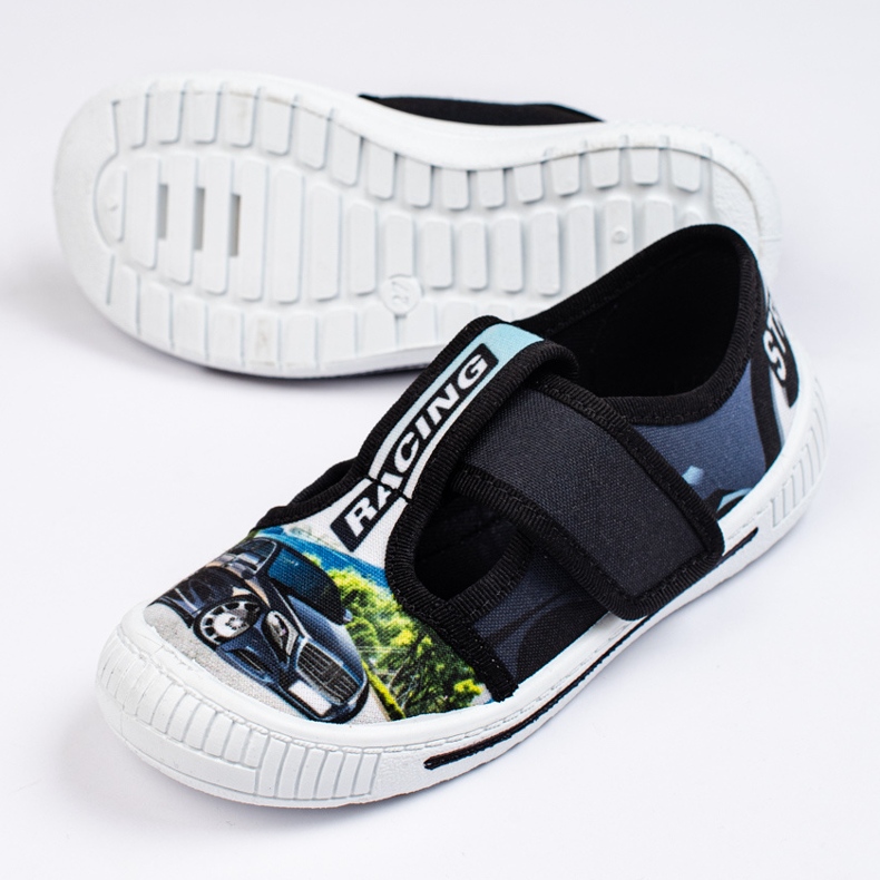 SHELOVET Zapatillas de niños con coche 3F. negro 1